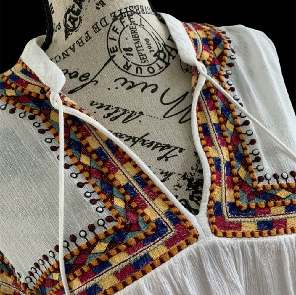 Zara extra small women's BoHo blouse
